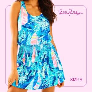 Lilly Pulitzer Tideline Sailboat Dress Size S in excellent, like new condition!